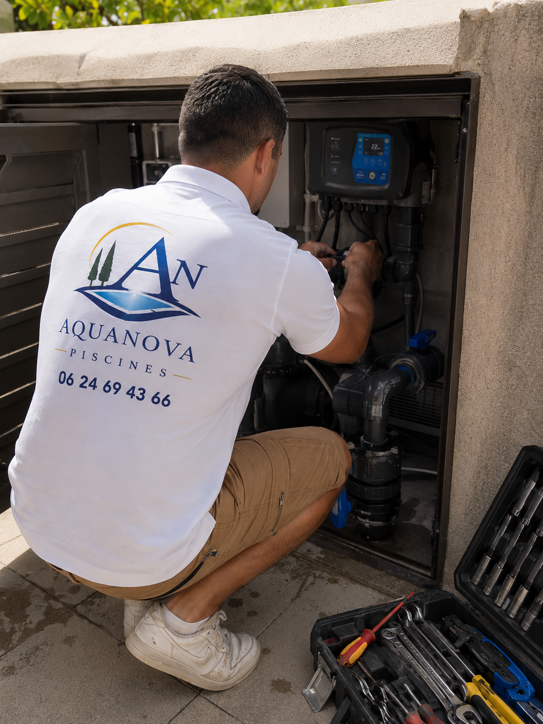 Dépannage piscine par pisciniste AquaNova dans le Var